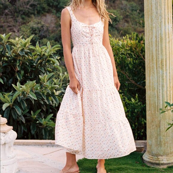 Christy Dawn NWT Adele in Carnelian Aster Garden Size L - Picture 1 of 6